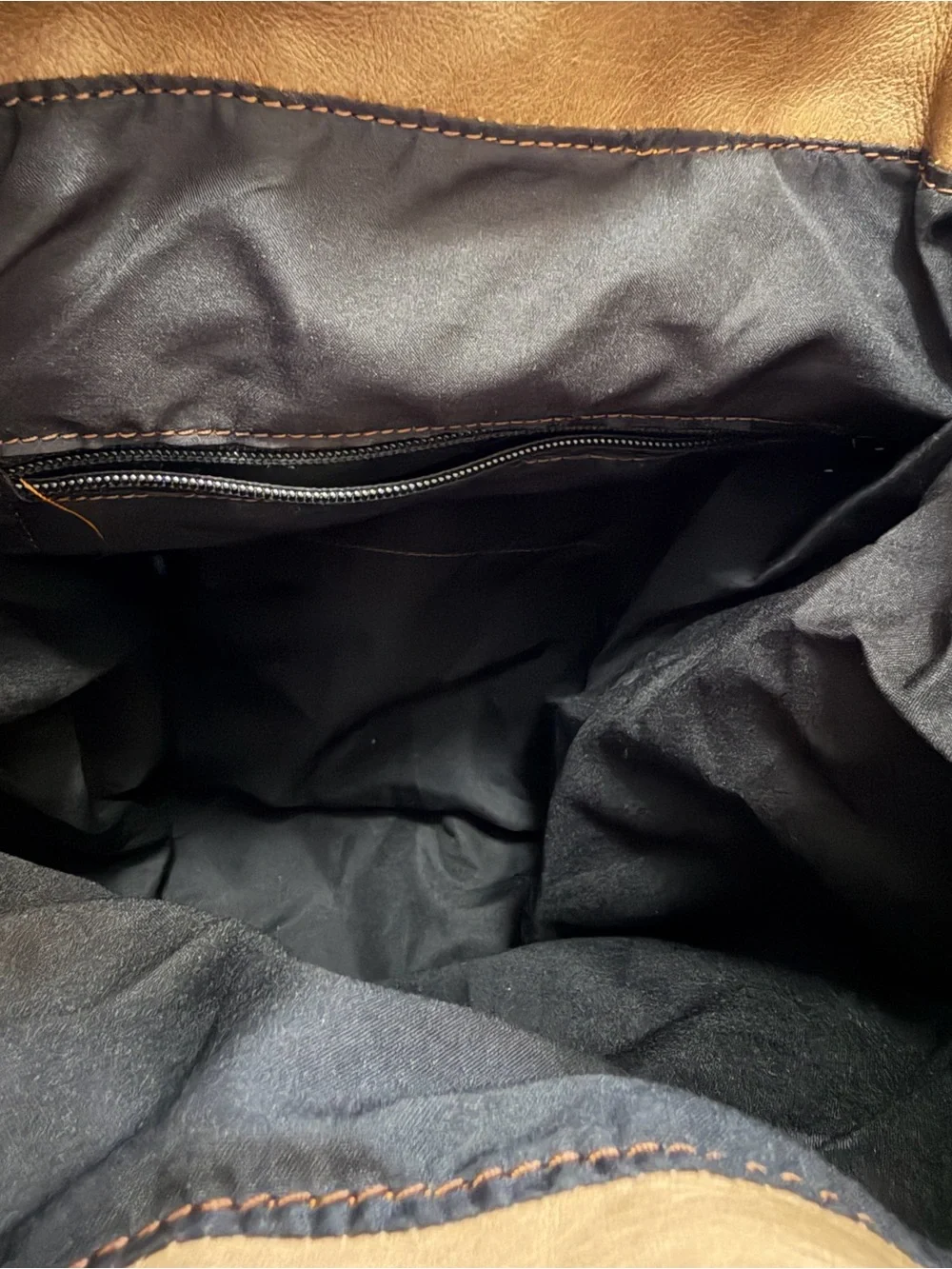 Tan Leather Backpack – Classic Everyday Bag